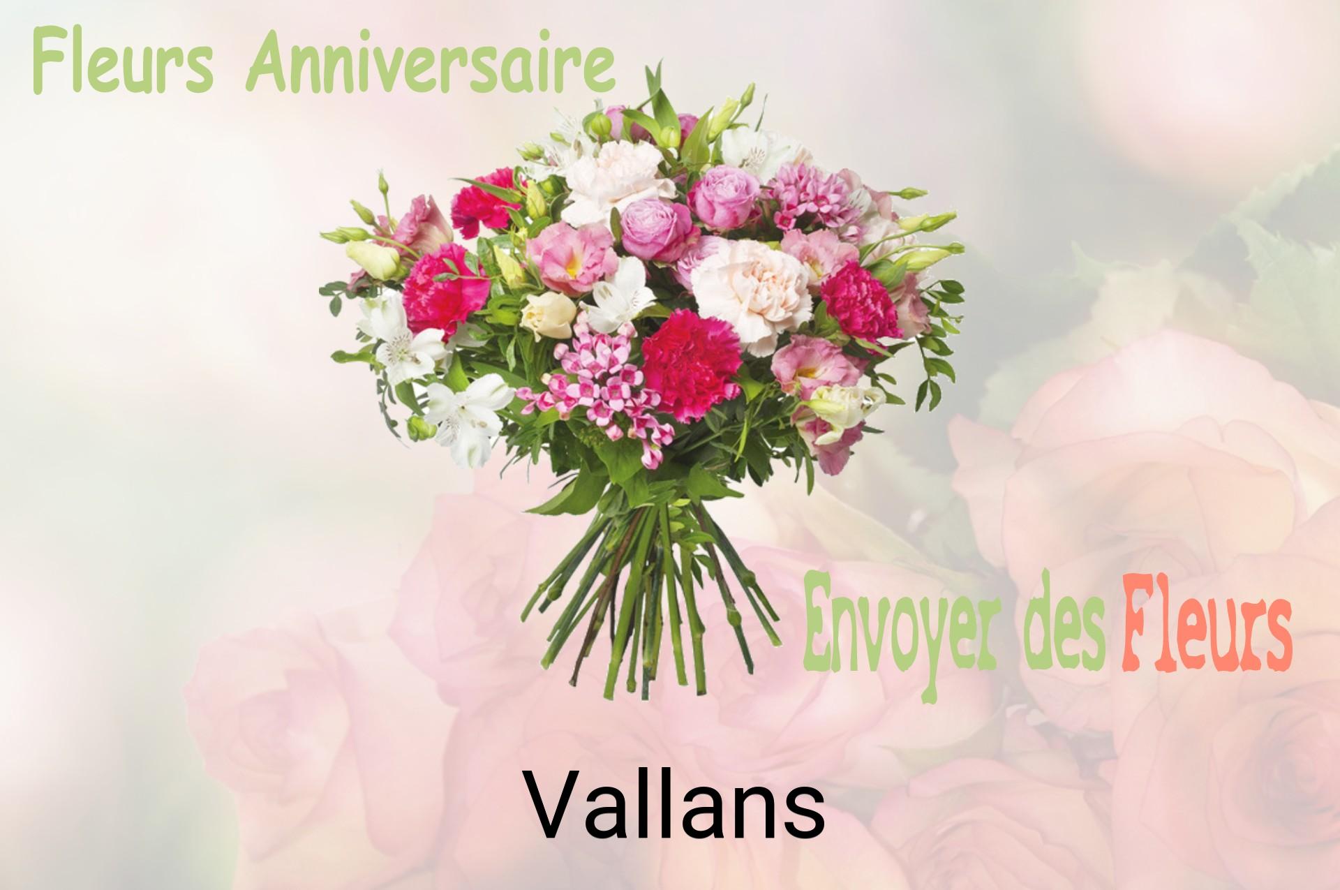 Bouquet de fleurs d’anniversaire livré à Vallans